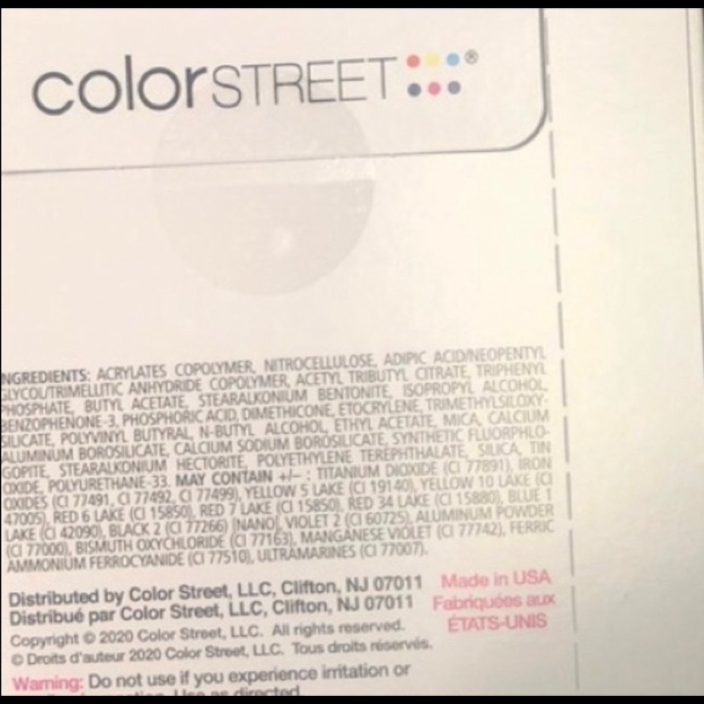 Colorstreet nail strips